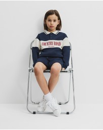 Country Road - Organically Grown Cotton Stripe Rugby Top