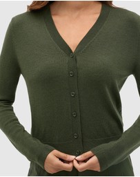 Seed Heritage - Australian Merino V Neck Cardigan