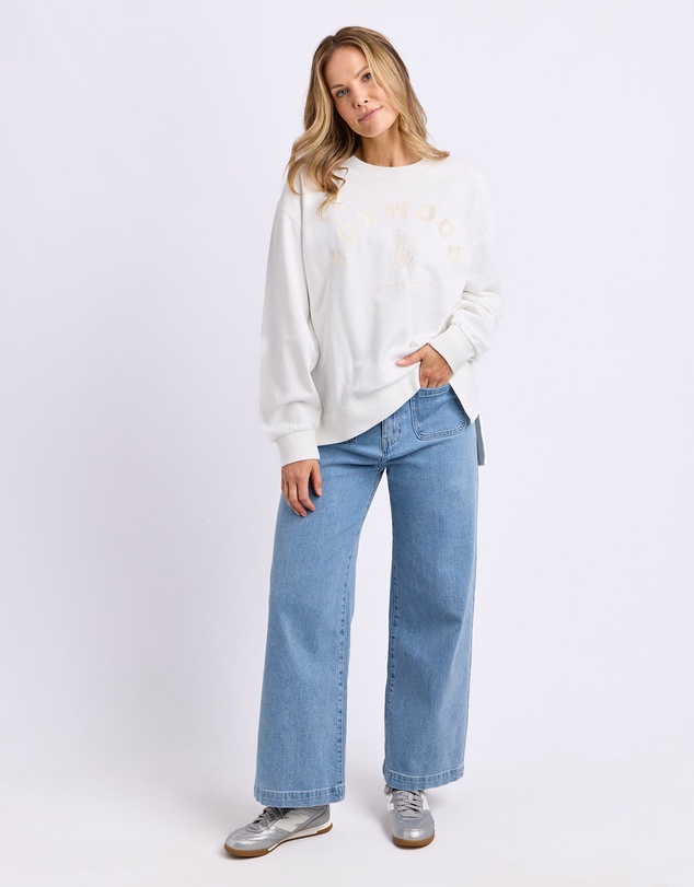 Foxwood - Effortless Crew Vintage White