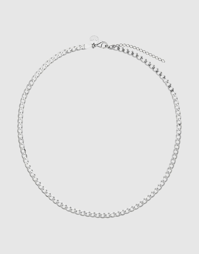 Najo - Marchioness Silver Chain Necklace (45cm+ext)