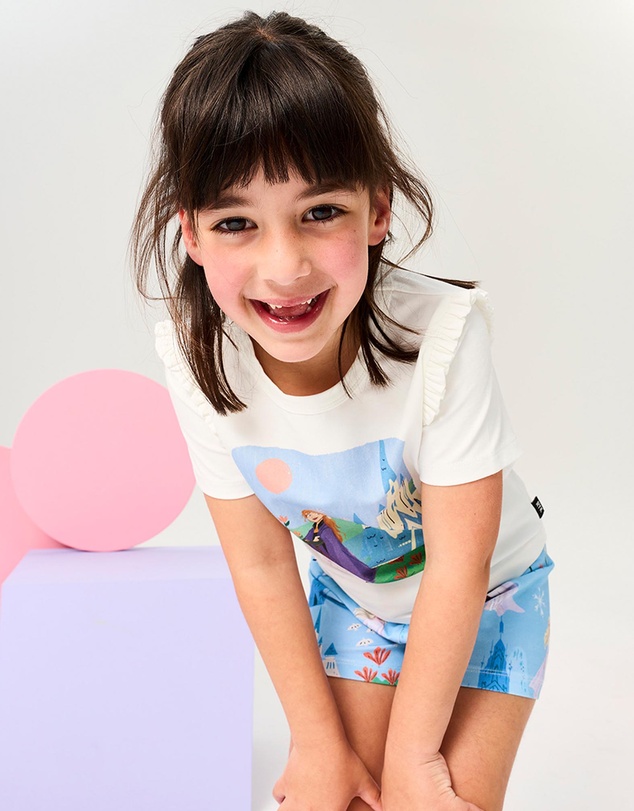 Rock Your Kid - Frozen Frill Short Pyjamas - Kids-Teens