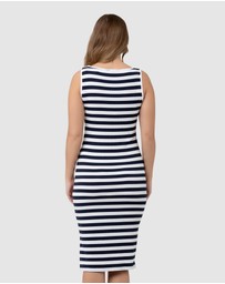 Ripe Maternity - Lee Button Down Rib Dress