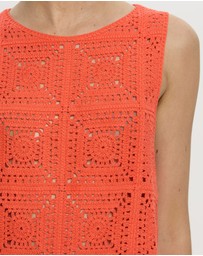 KIVARI - Brenna Crochet Mini Dress