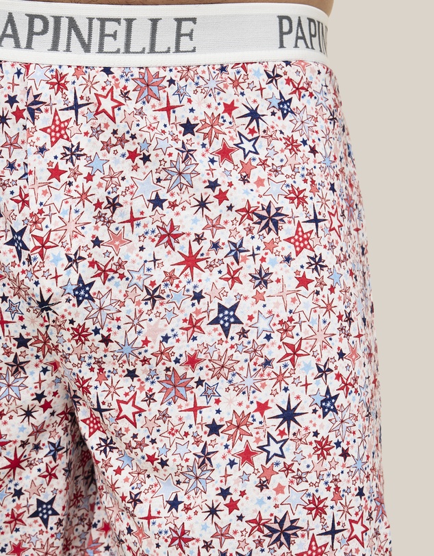 Papinelle - Christmas Stars Organic Cotton Knit Unisex Boxer PJ Set