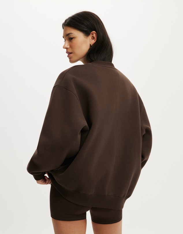 Cotton On Body Active - Plush Crew Sweatshirt