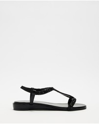 Holster - Strut Low Wedge Sandals - Women's