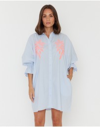 ALEXANDRA - Bentley Dress Light Blue