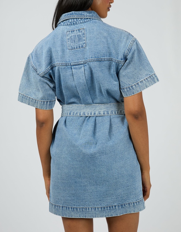 All About Eve - Sunny Denim Dress Light Blue