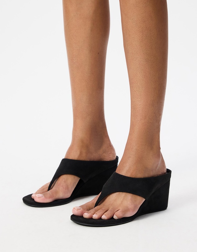 Dazie - Olga Wedge Thong Heels