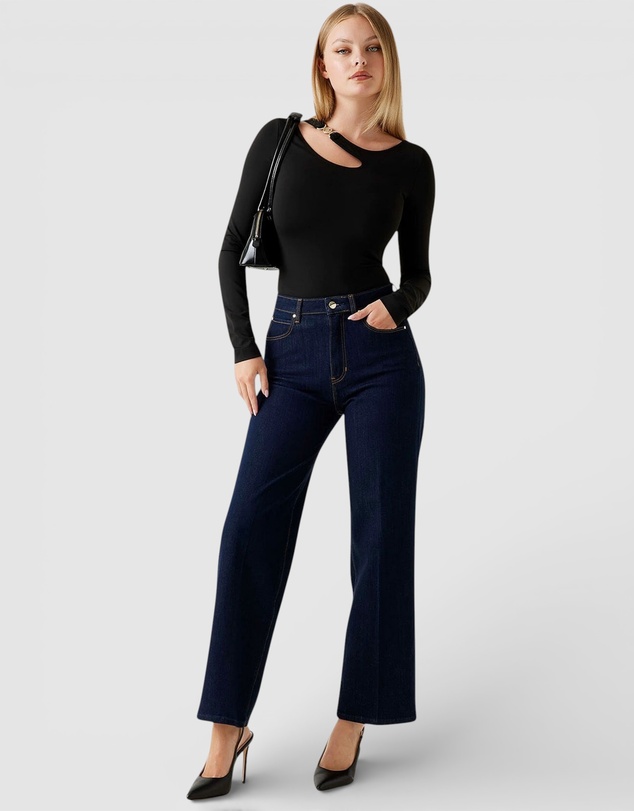 GUESS - Eleanor Buckle Long Sleeve Top