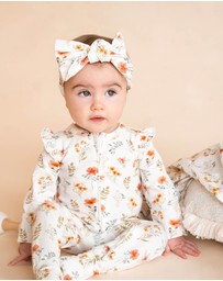 Bebe by Minihaha - Gemma Organic LS Zipsuit - Babies
