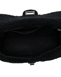 Pre-Loved by Azura Reborn - Pre-Loved Jumbo Reissue 2.55 Quilted Tweed Easy Messenger Flap