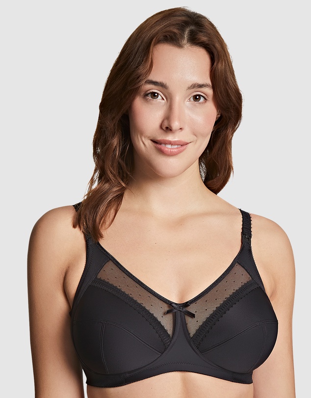 Royce Lingerie - Charlotte Supportive Cotton-Lined Full Bust Nursing Bra