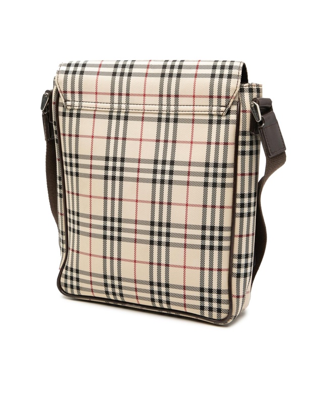 Pre-Loved by Azura Reborn - Pre-Loved House Check Canvas Flap Crossbody