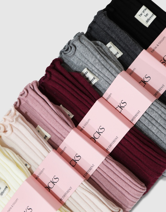 Belle & Bloom - Beloved 7 Pack Socks