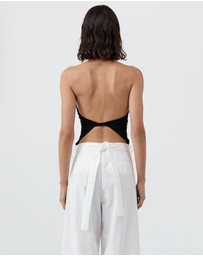 St. Agni - Soft Jersey Halter Top