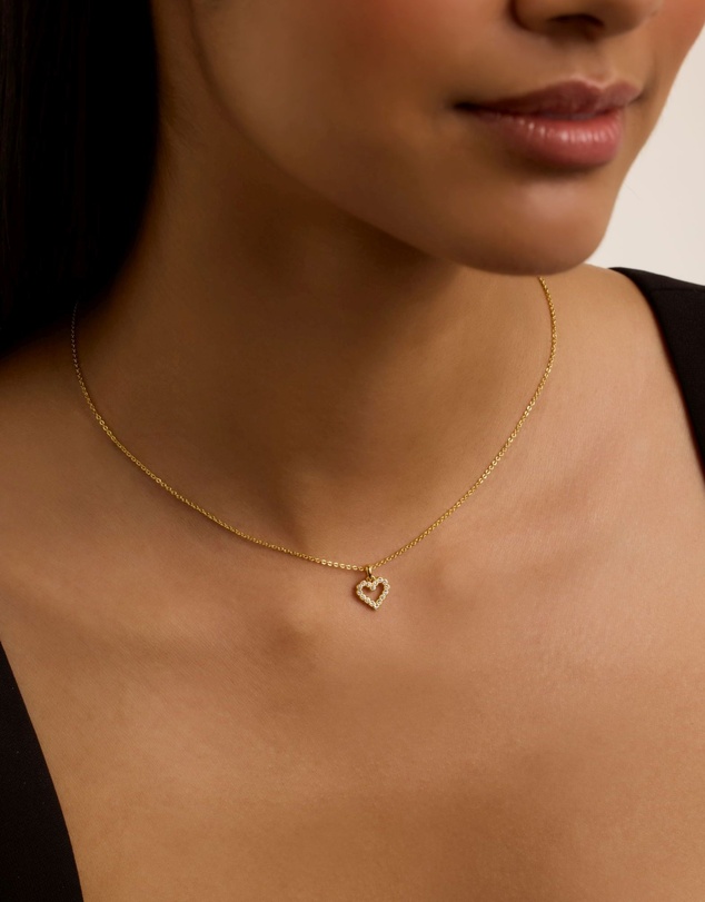 Ted Baker - Amore Crystal Halo Heart Pendant Necklace