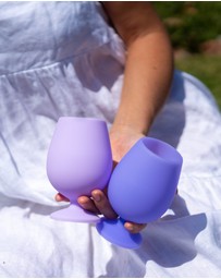 porter green - stemm | silicone unbreakable wine glasses