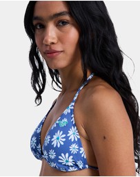 Roxy - Womens Printed Essentials Tiki Tri Bikini Top