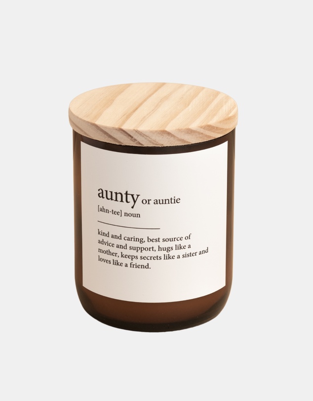 The Commonfolk Collective - Aunty ~ Dictionary Meaning Candle