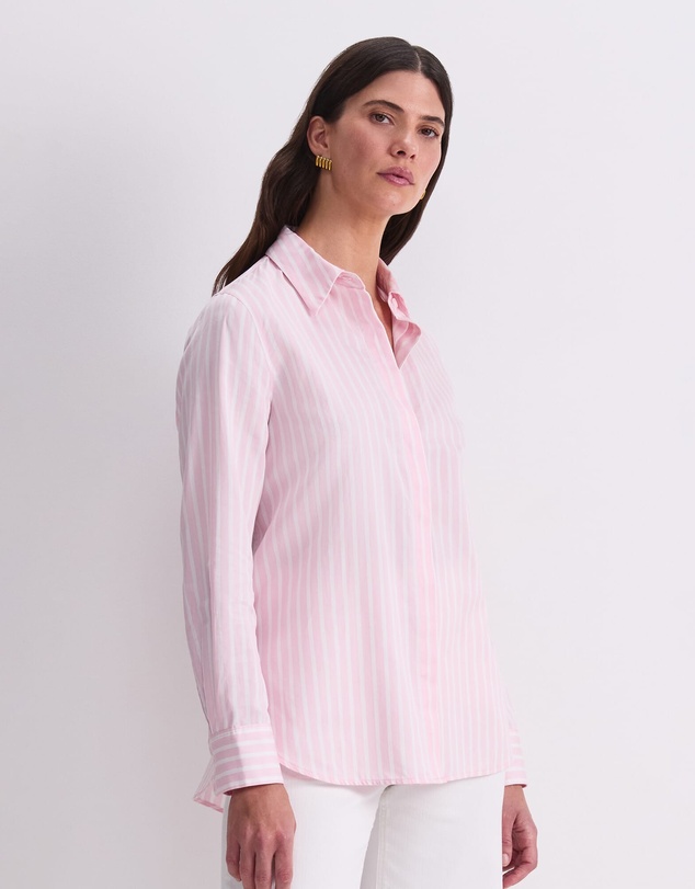 Sportscraft - Hannah Stripe Cotton Silk Shirt