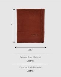 Fossil - Lufkin Brown Wallet