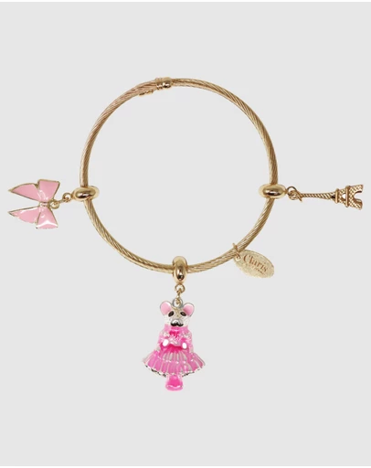 Claris The Chicest Mouse In Paris By Pink Poppy - Claris Charm Bracelet