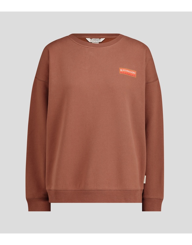 Kathmandu - Heritage Logo Slouchy LT BB Crew Sweatshirt