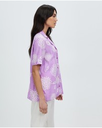 Brixton - Bunker Garden Floral Boyfriend SS Shirt