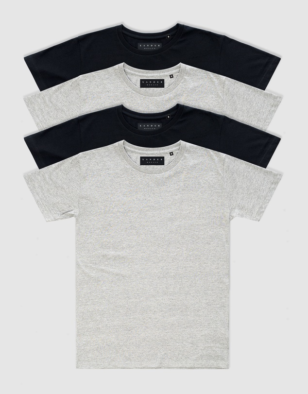 Xander - 4-Pack Blanc Tee