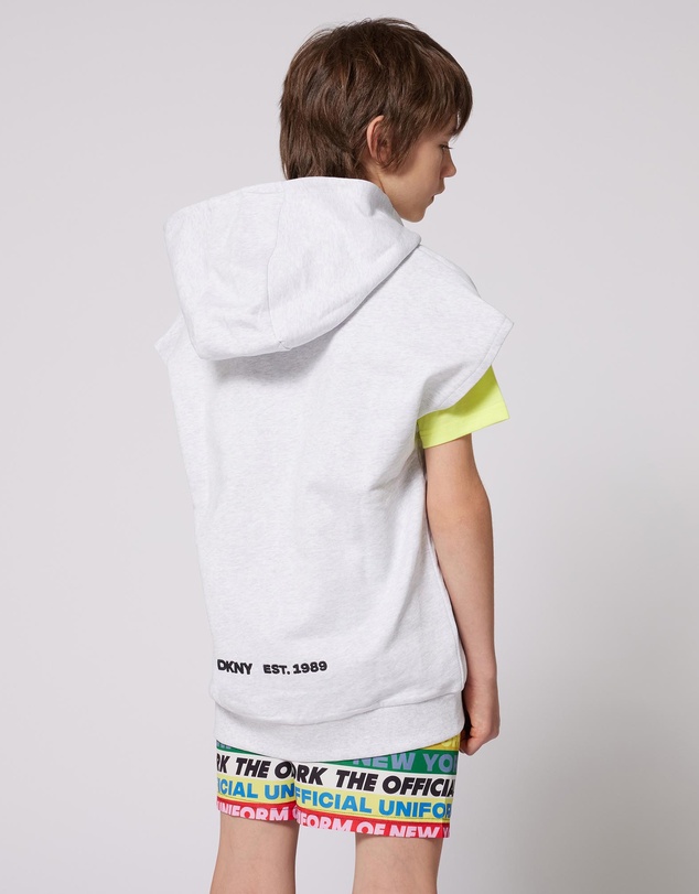 DKNY - Colour Block Logo Script Swim Shorts - Teens