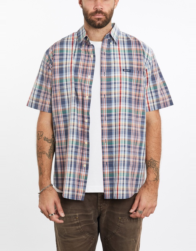 Vintage by The Real Deal - Pre Loved - Vintage 90s Chaps Ralph Lauren Short Sleeve Button Up Shirt