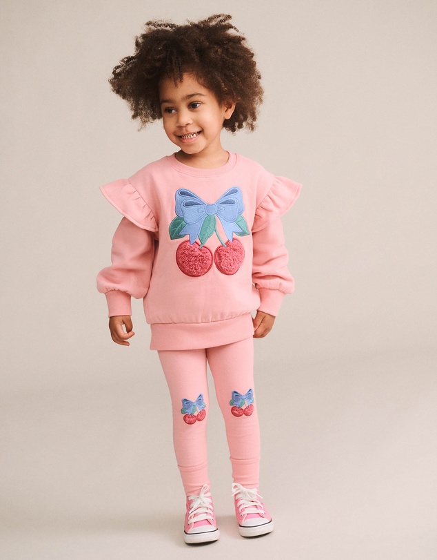 Huxbaby - Cherry Bow Leggings - Babies-Teens