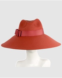 Max Alexander - Wide Brim Orange Winter Hat