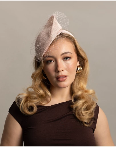 Morgan & Taylor - Willow Fascinator in Pink
