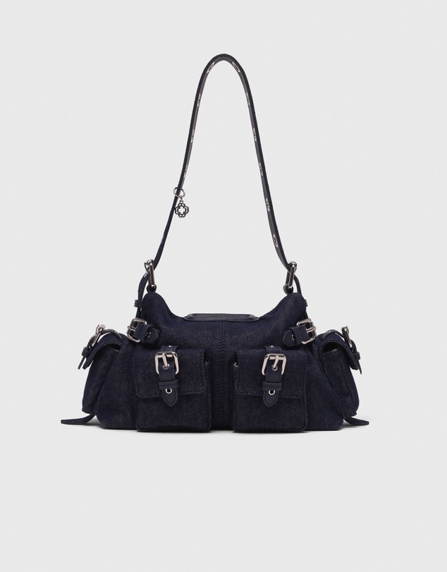Maje - Miss M Pockets Denim Handbag