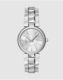 Armani Exchange - Silver Tone Analogue Watch