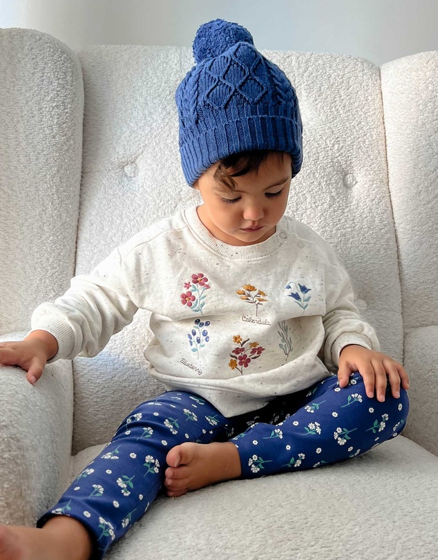 Purebaby - Thick Leggings with Pockets -Kids-Babies