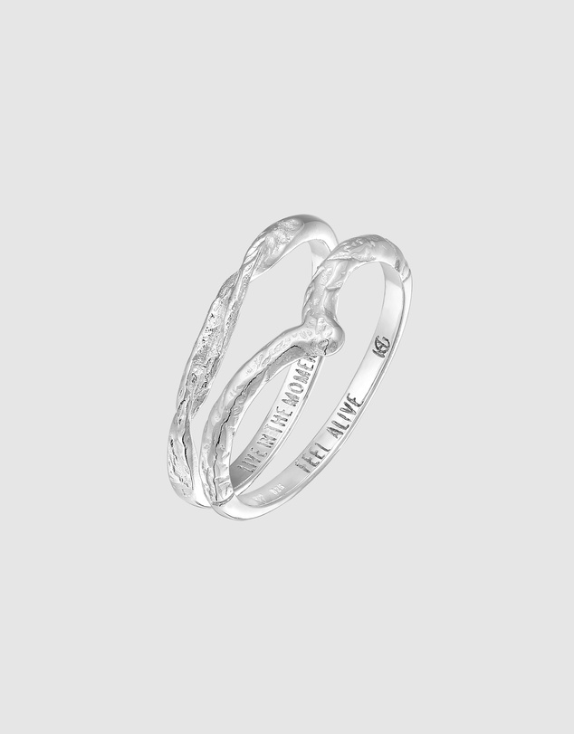 Haze & Glory - ICONIC EXCLUSIVE - Moment Feel Alive Ring Set in 925 Silver