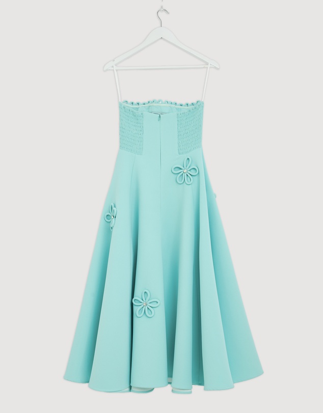 Revibe - Repaired BY JOHNNY. Sky Flower Strapless Dress - AU 10