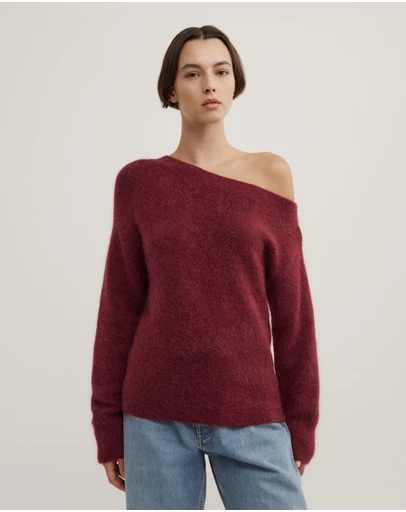 Witchery - Fluffy Asymmetric Knit