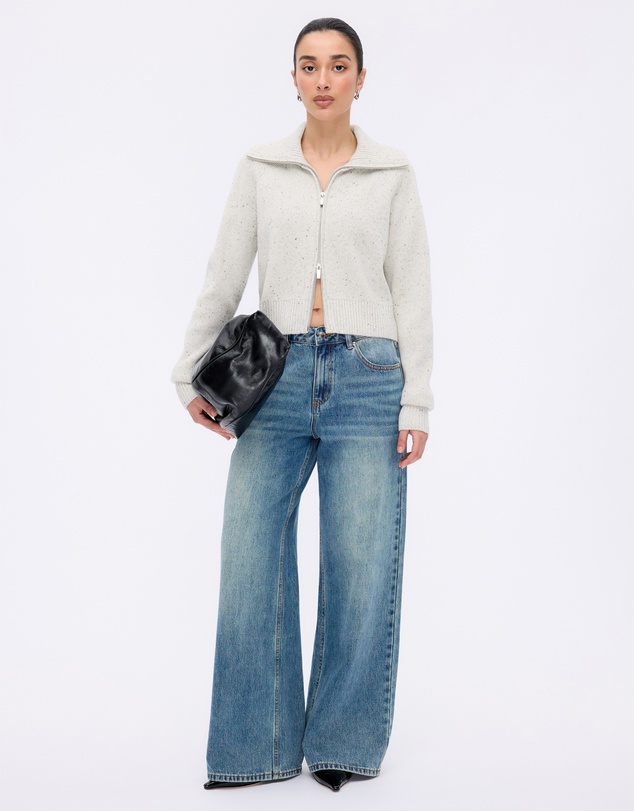 Minima Esenciales - Niles Merino Wool Zip Cardigan