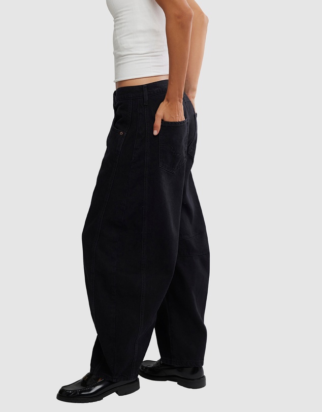 Free People - Good Luck Mid Rise Barrel Jeans