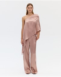Third Form - Crush One Shoulder Cape