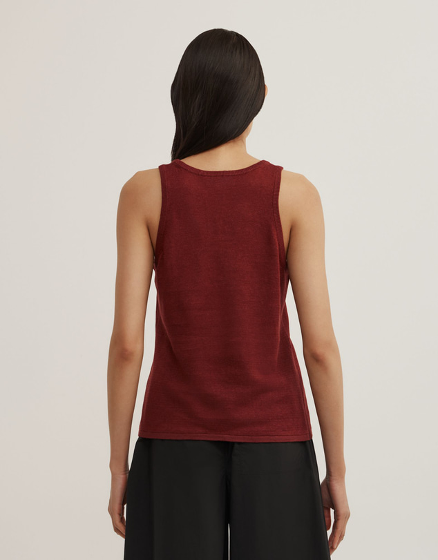 Witchery - Linen Scoop Knit Tank