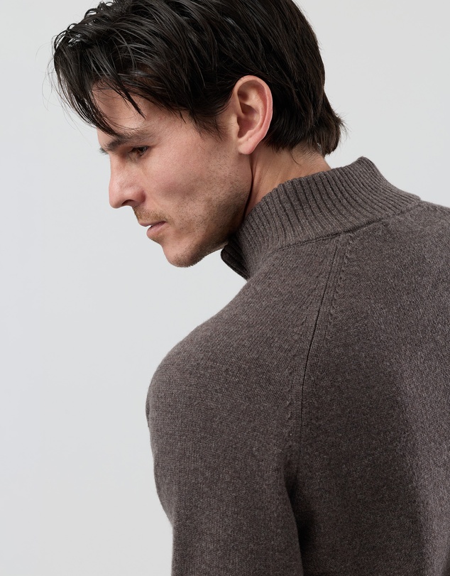 Wayver - Half Zip Wool Blend Knit