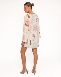 Petal & Pup - Narelle Mini Dress - Lilac Floral