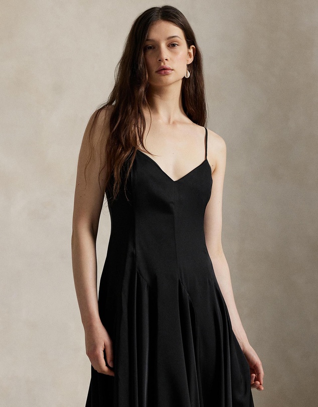 Polo Ralph Lauren - Paneled Satin Dress