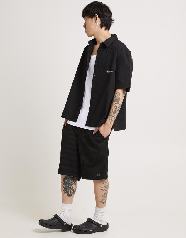 Insight - Essence Pinstripe Shorts