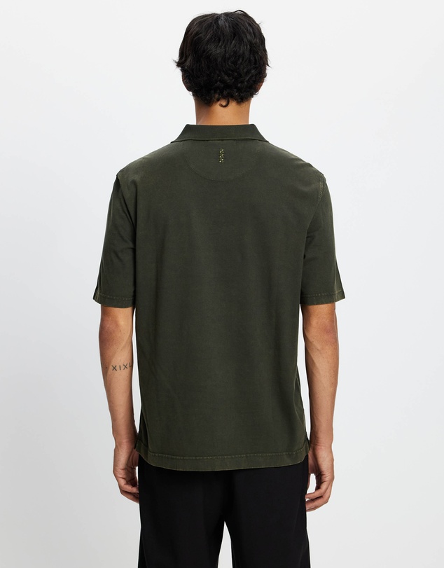 Scotch & Soda - 3 Crosses Program Garment Dyed Heavy Jersey Polo